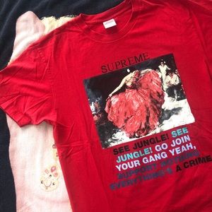 supreme see jungle tee